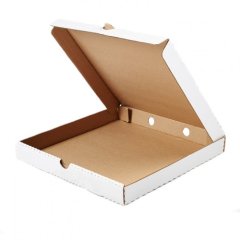 Коробка для сладостей белая 39,5х39,5х4,5 см 